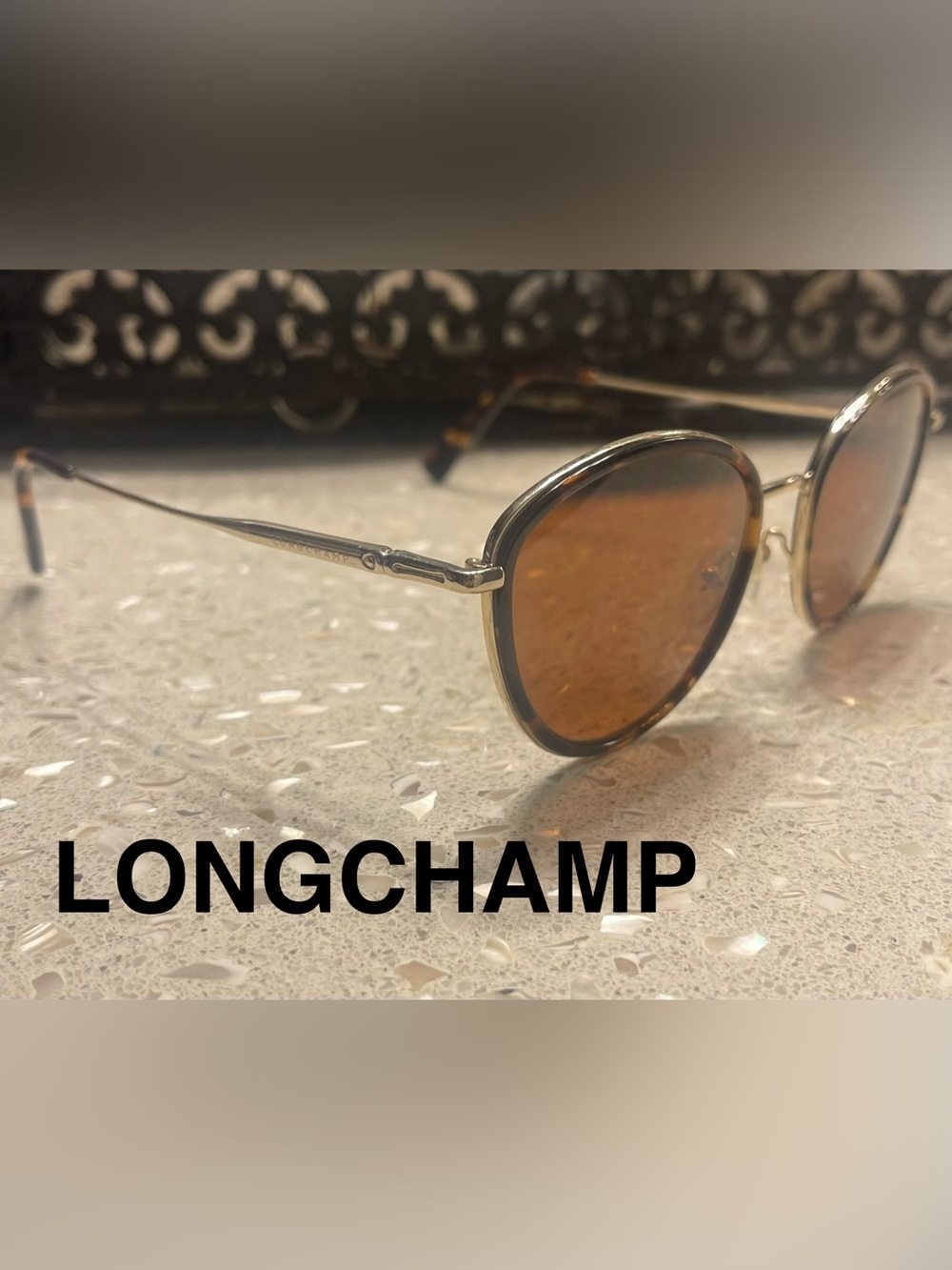 LONGCHAMP Sunglasses Gold LO170S